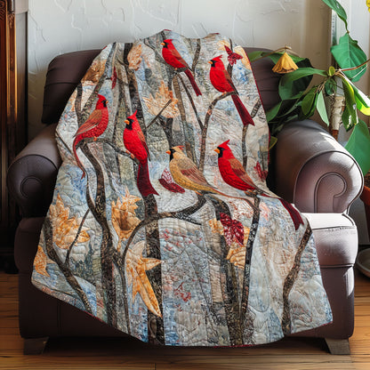 Radiant Cardinal Branch XR0108010CL Quilt