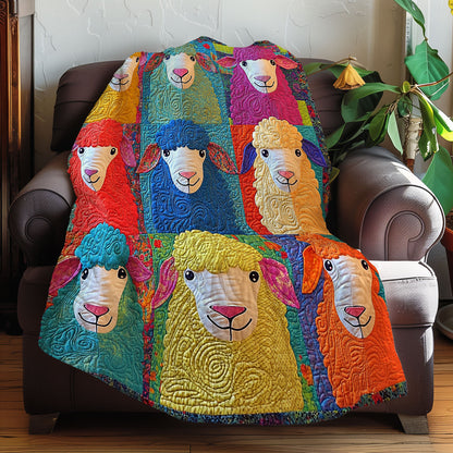 Rainbow Sheeps XR0208011CL Quilt