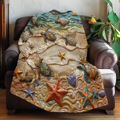 Sea Turtle And Starfish XR1807004CL Quilt