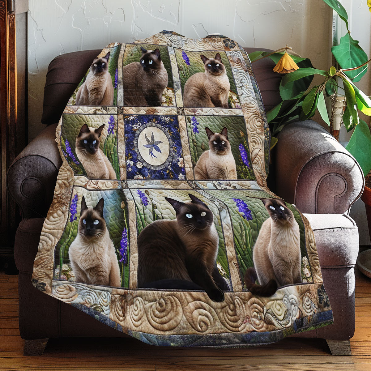 Siamese Cats XR0606012CL Quilt