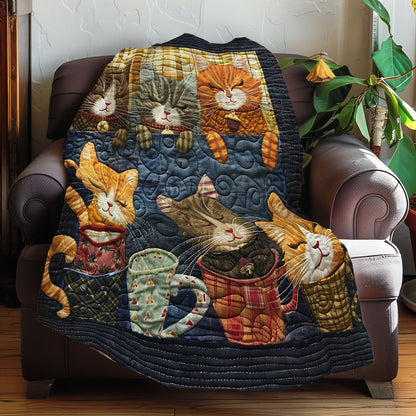 Sleeping Coffee Cat XR3007038CL Quilt