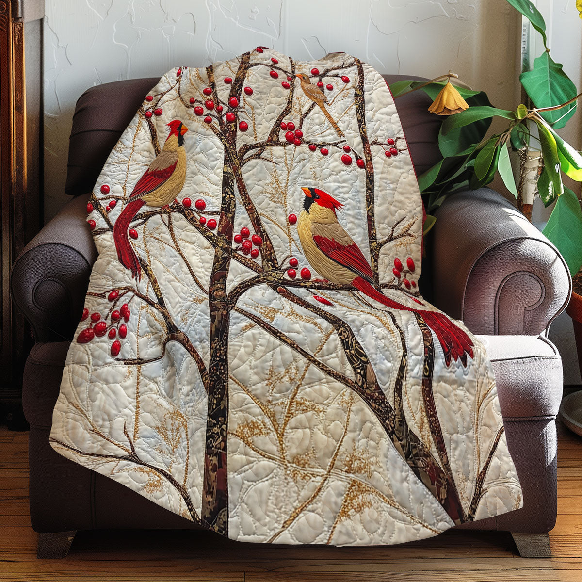 Splendid Cardinal Retreat XR0108013CL Quilt