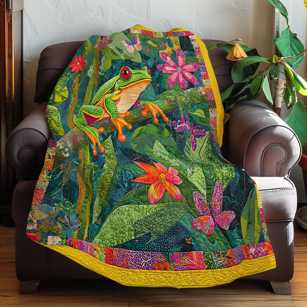 Tropical Frog XR0708013CL Quilt