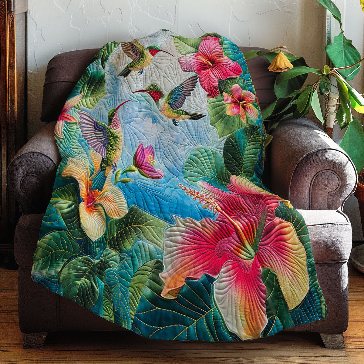 Tropical Hummingbirds XR0607015CL Quilt