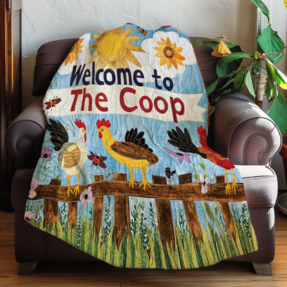 Welcome To The Coop XR0508034CL Quilt