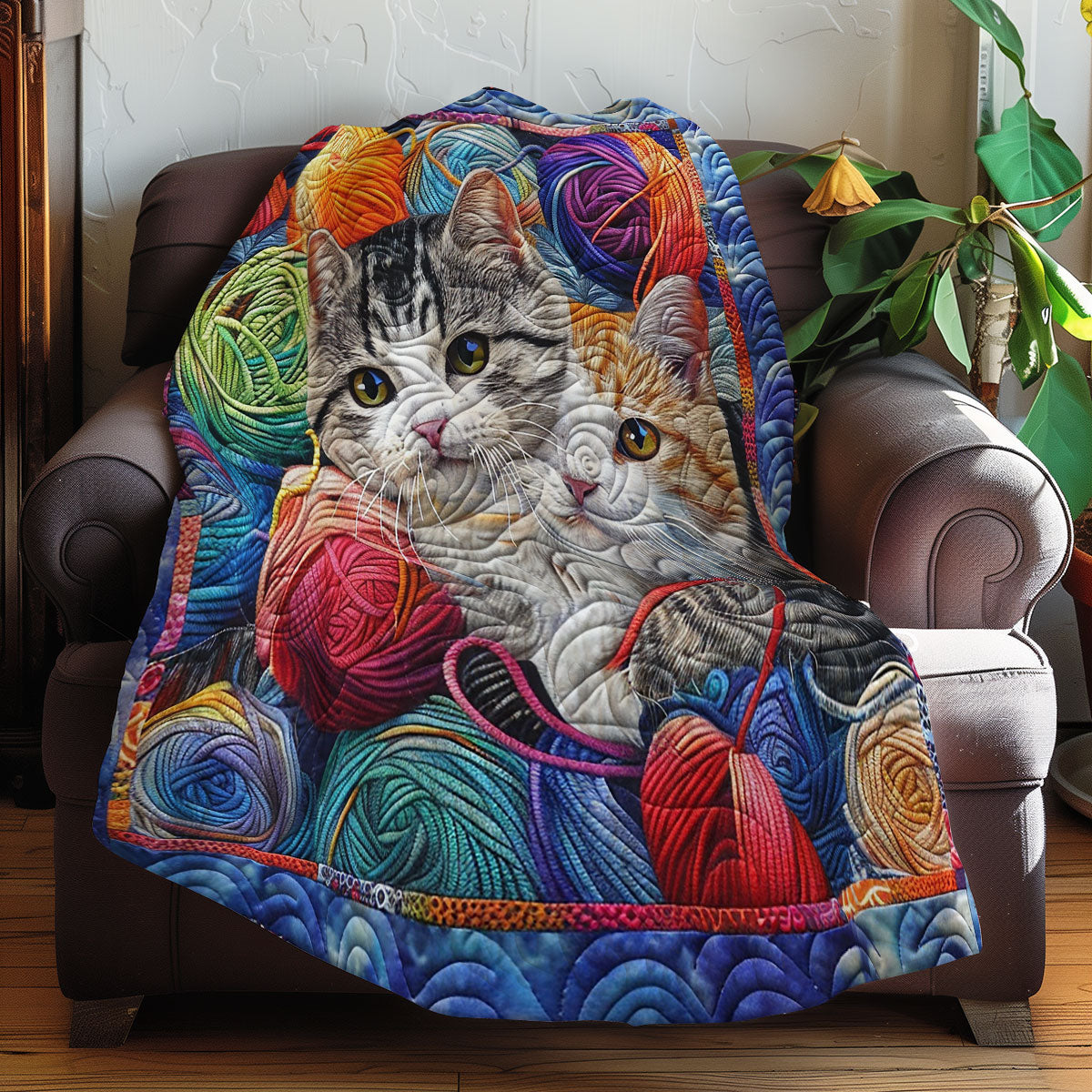 Whimsical Kitten Play XR3007026CL Quilt