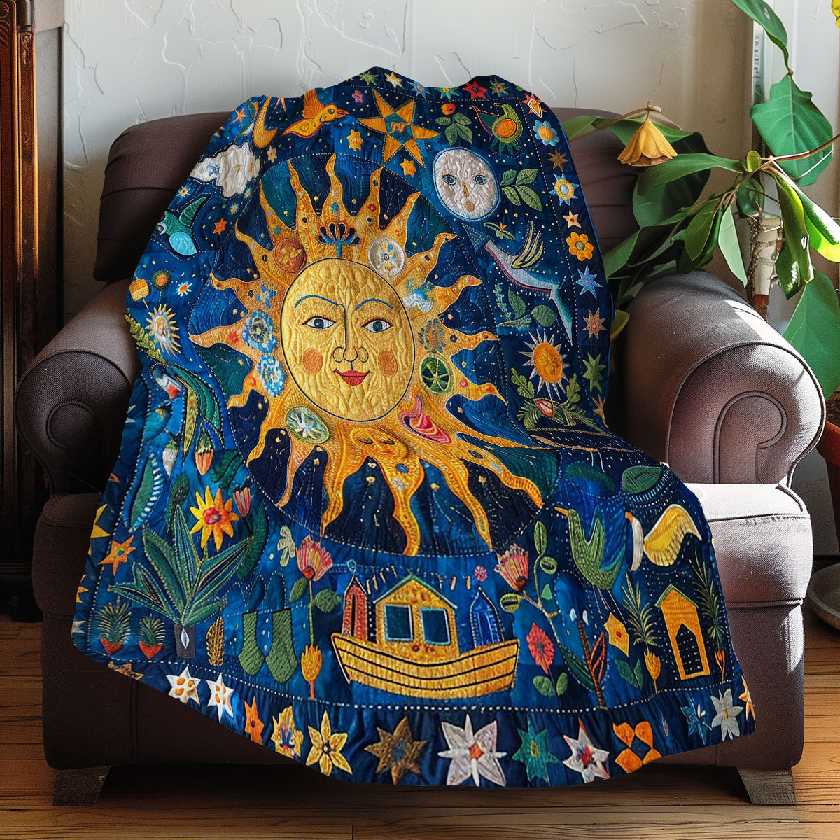 Whimsical Sun XR0507014CL Quilt