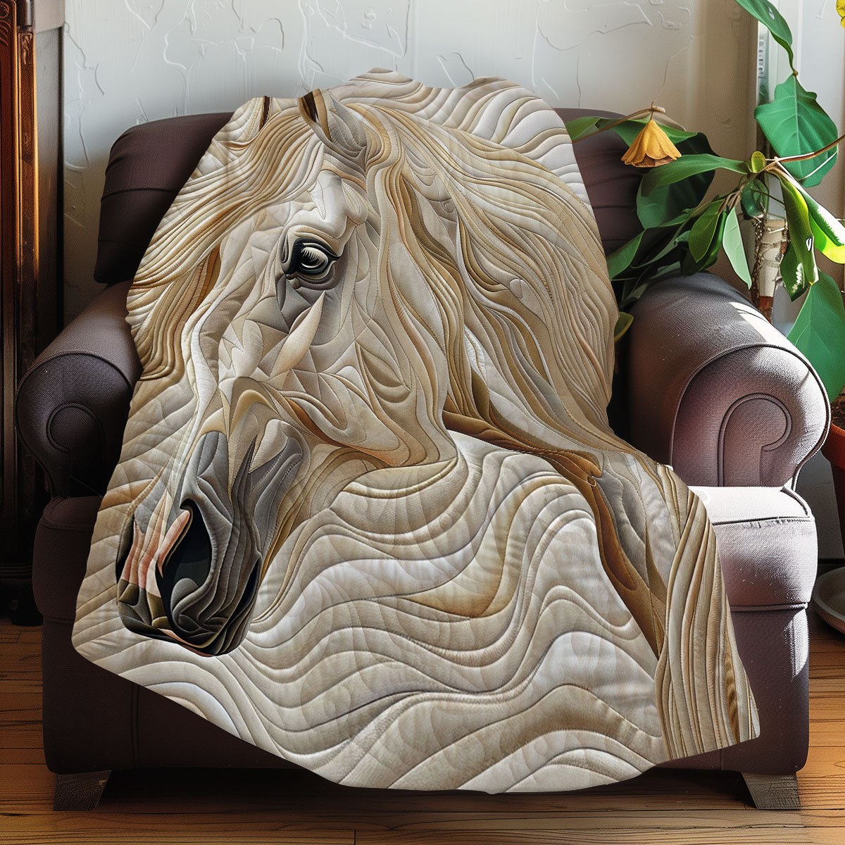 White Horse Lovers XR0807003CL Quilt