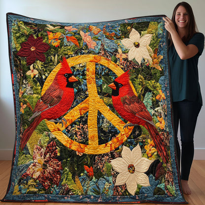 Cardinal Birds WO0308018CL Quilt