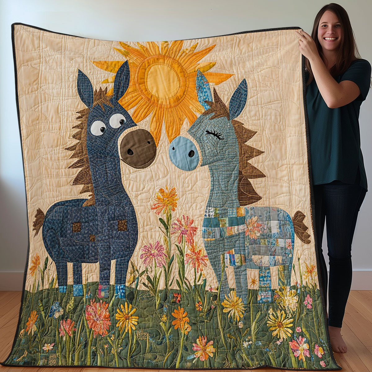 The Adventures Of Clumsy Donkey WO0308027CL Quilt