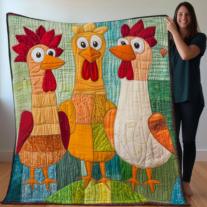 Funny Chicken WO0208006CL Quilt