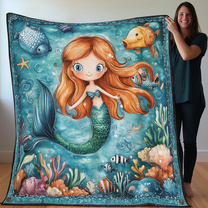 Gentle Mermaid WO0308011CL Quilt