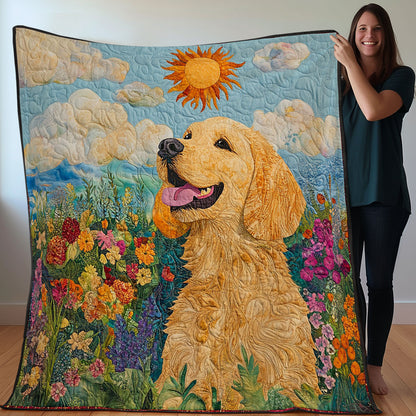 Golden Retriever And Dawn WO0308003CL Quilt