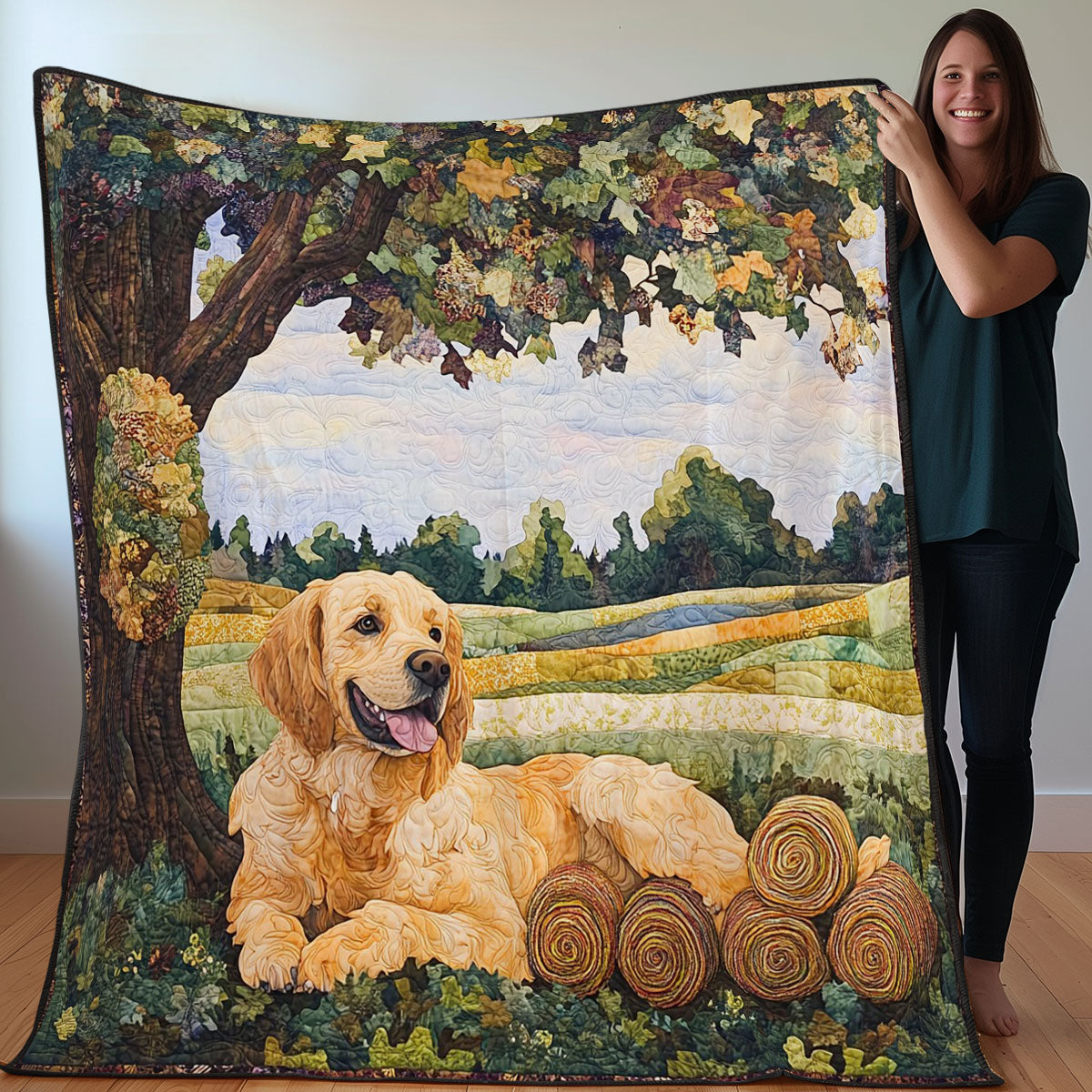 Golden Retriever WO0508007CL Quilt