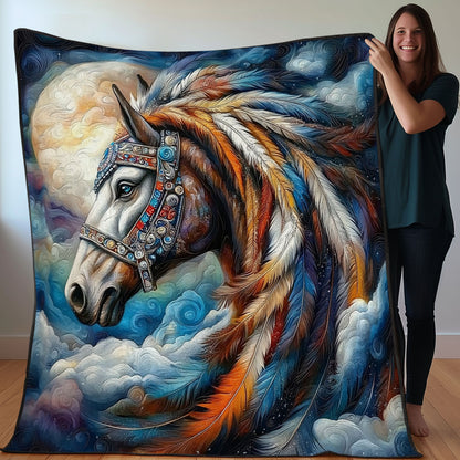 Horse Native WO0708018CL Quilt