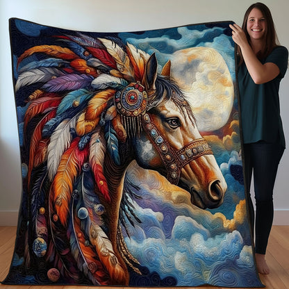 Horse Native WO0708019CL Quilt