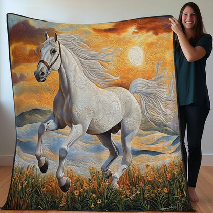 Horse On The Steppe WO0708016CL Quilt