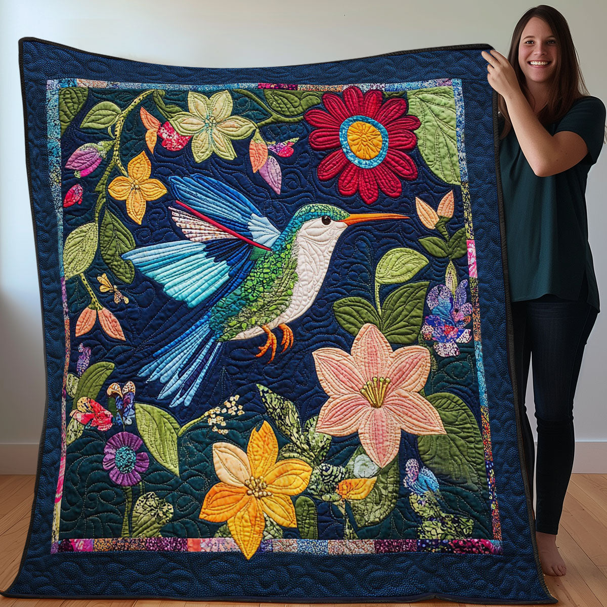 Hummingbird WO0108038CL Quilt