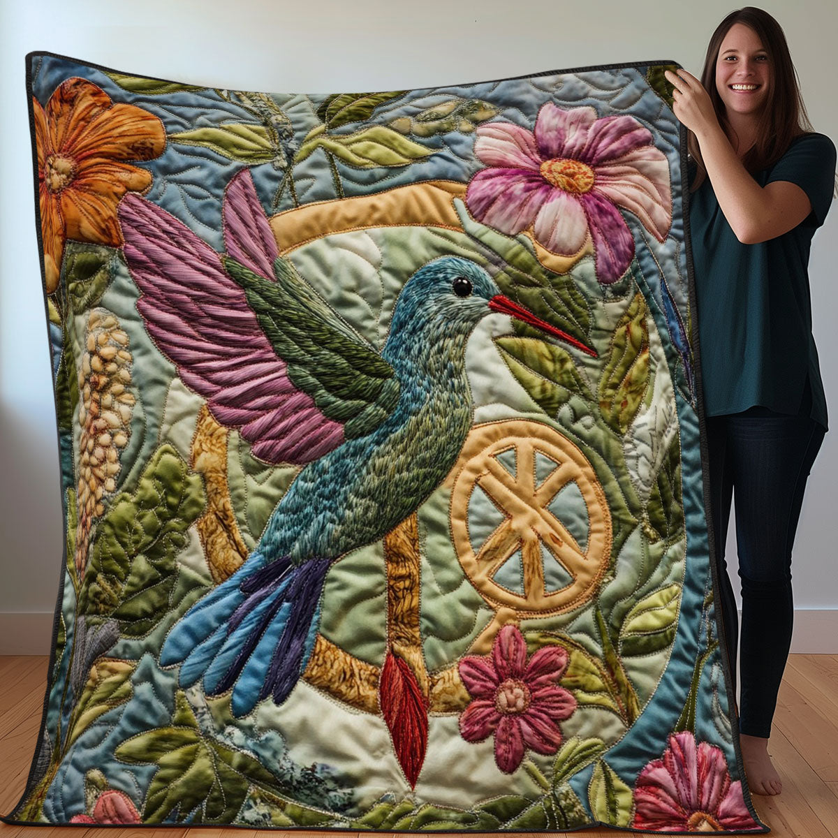 Hummingbird WO0208003CL Quilt