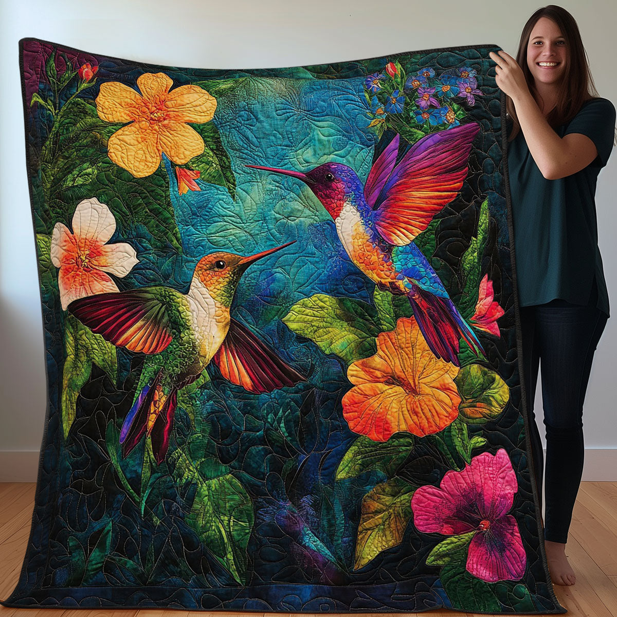 Hummingbird WO0308017CL Quilt