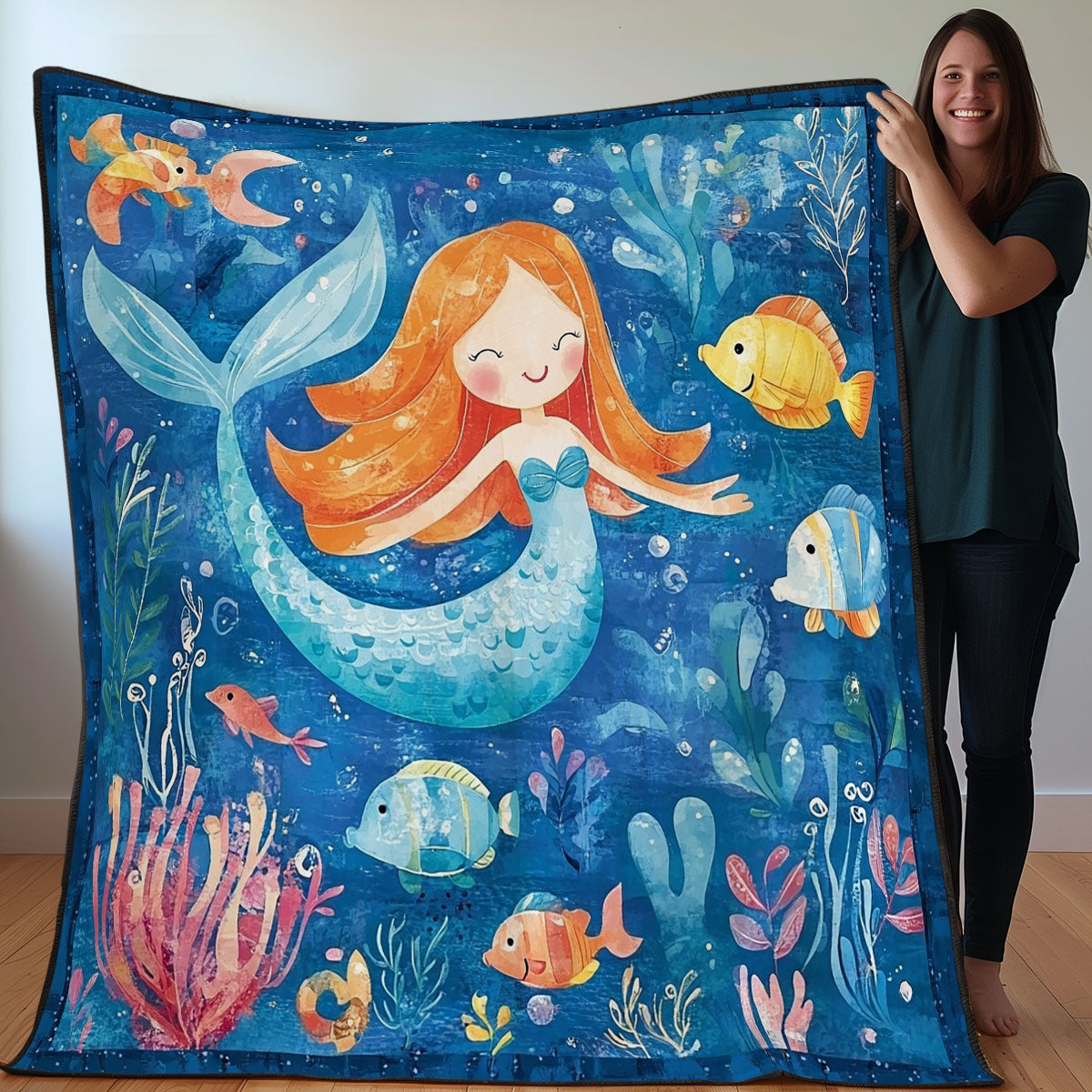 Mermaid WO0308010CL Quilt