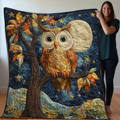 Owl And Moonlight WO0208042CL Quilt