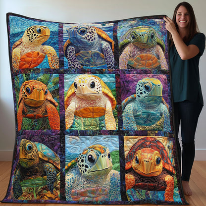 Shades Of Turtle WO0208030CL Quilt