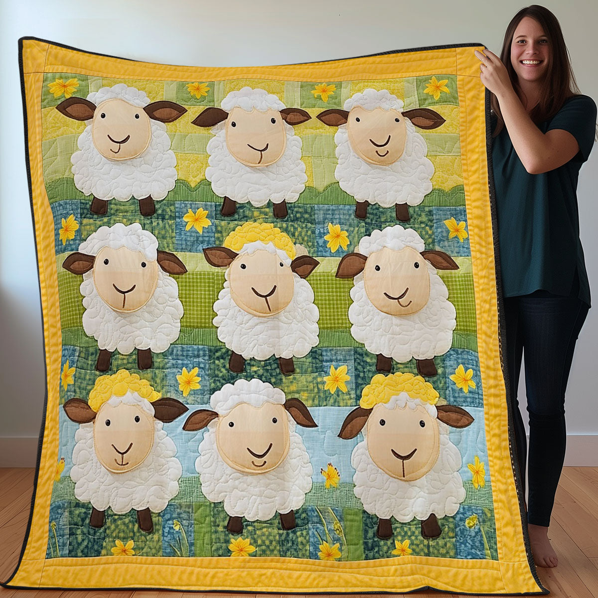 Sheep Solidarity WO0208036CL Quilt