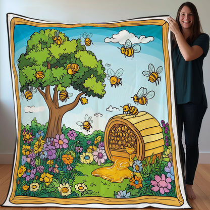 The Sweet Life Of Bees WO0308020CL Quilt