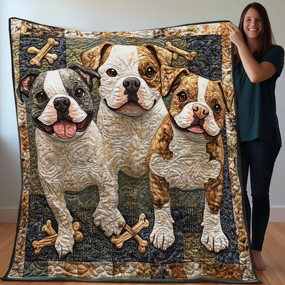 Three Bulldogs WO3107004CL Quilt