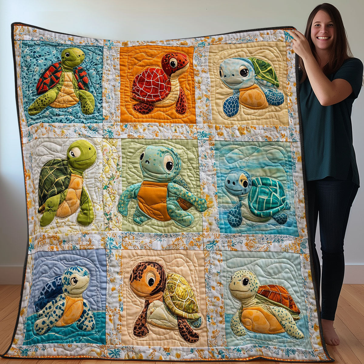 Turtle Baby WO020831CL Quilt