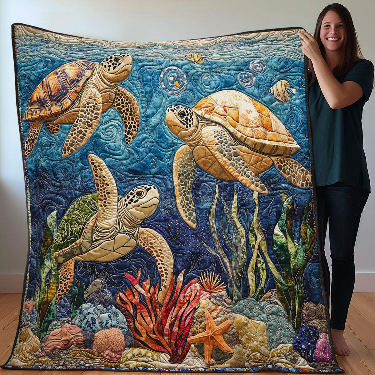 Turtle WO0108017CL Quilt