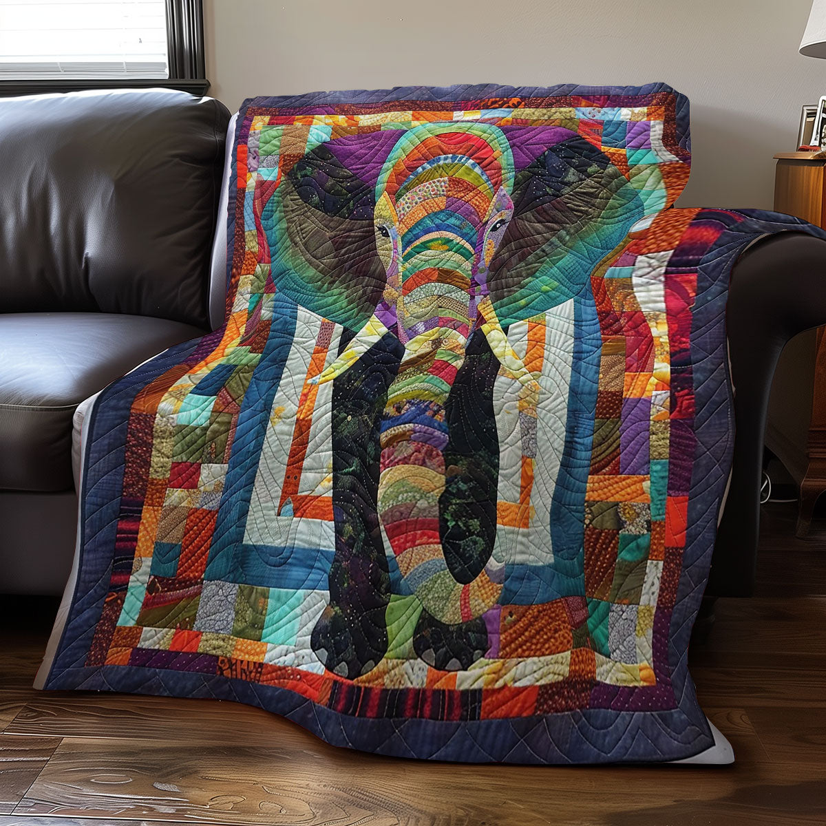 Elephants XR0606015CL Quilt