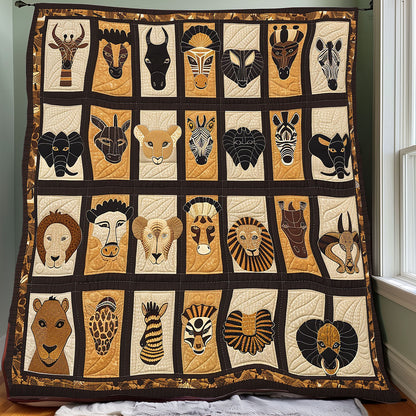 African Aminals XR1706016CL Quilt