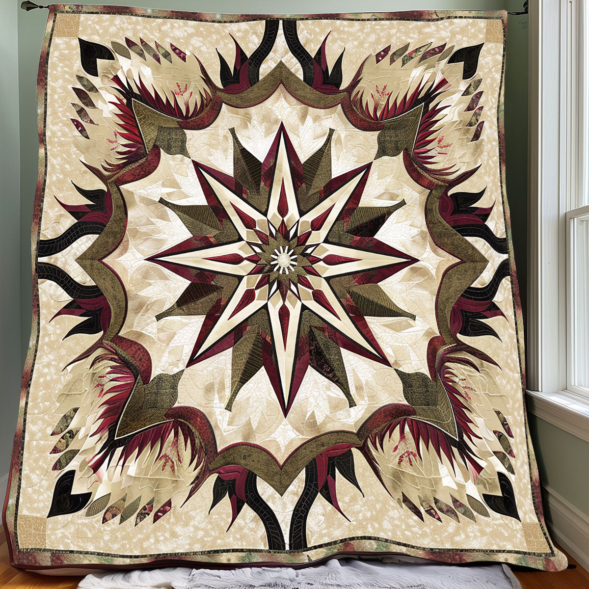 Antique Native Star XR1906007CL Quilt