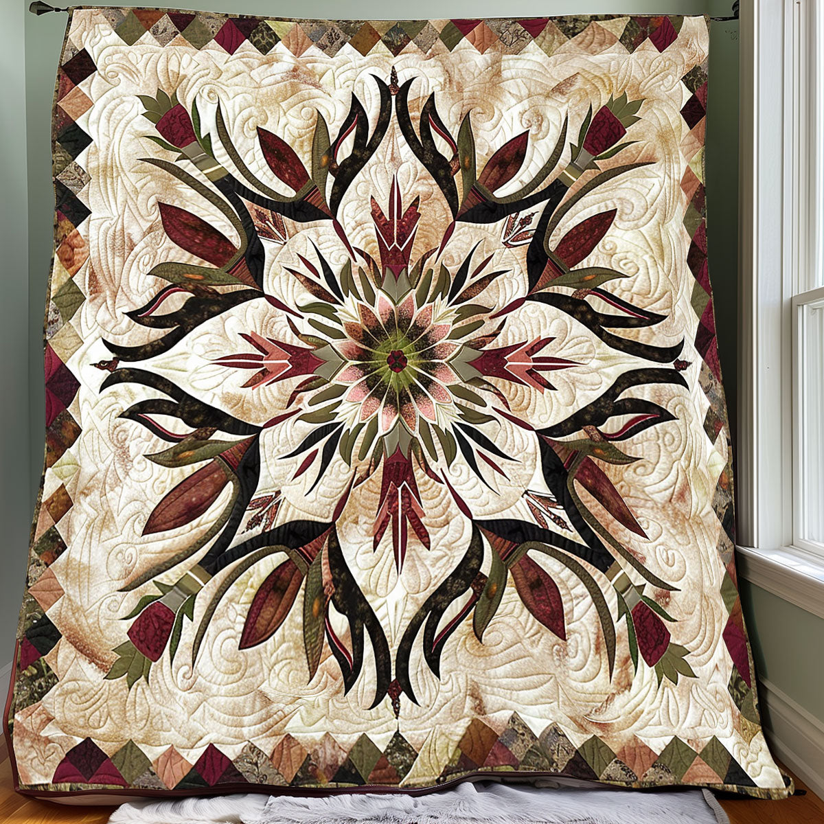 Antique Native Star XR1906008CL Quilt