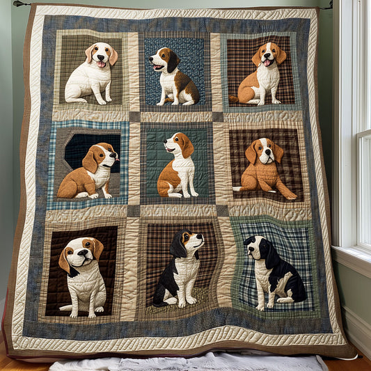 Baby Beagles XR0608019CL Quilt