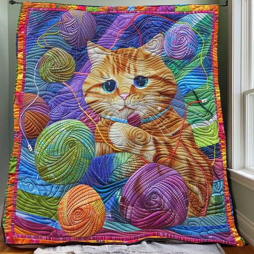 Baby Cats With Yarns XR3007025CL Quilt