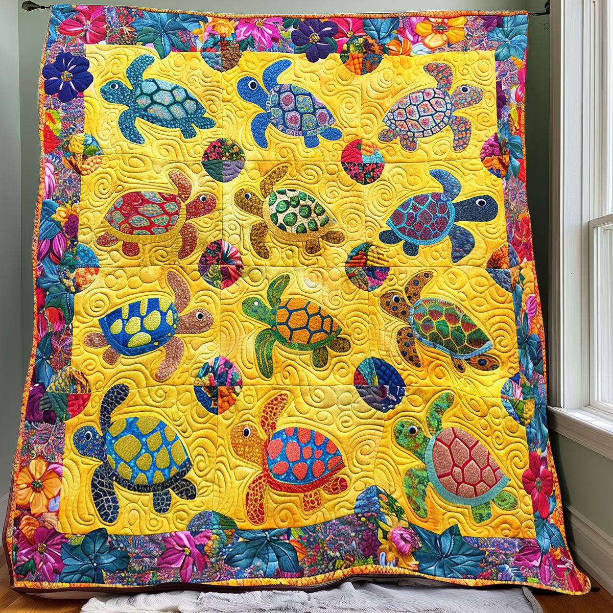 Baby Turtle Summer XR1308046CL Quilt