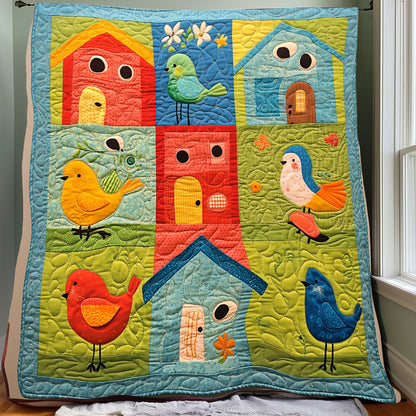 Bird Houses XR0508021CL Quilt