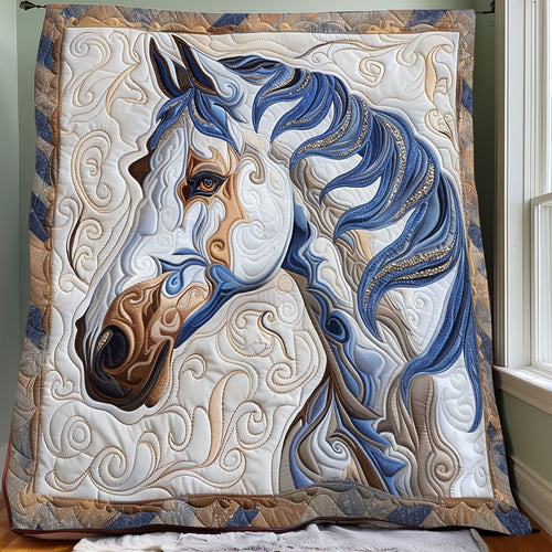 Blue Mane Horse XR1807007CL Quilt