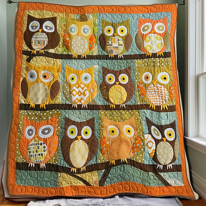 Branch Perch Owls XR2607023CL Quilt