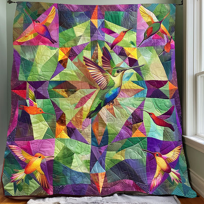 Bright Hummingbirds XR0207027CL Quilt