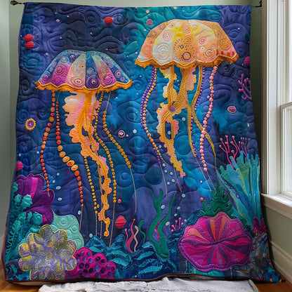 Brilliant Jellyfish WO3007024CL Quilt