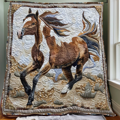 Brown Horse XR0908019CL Quilt