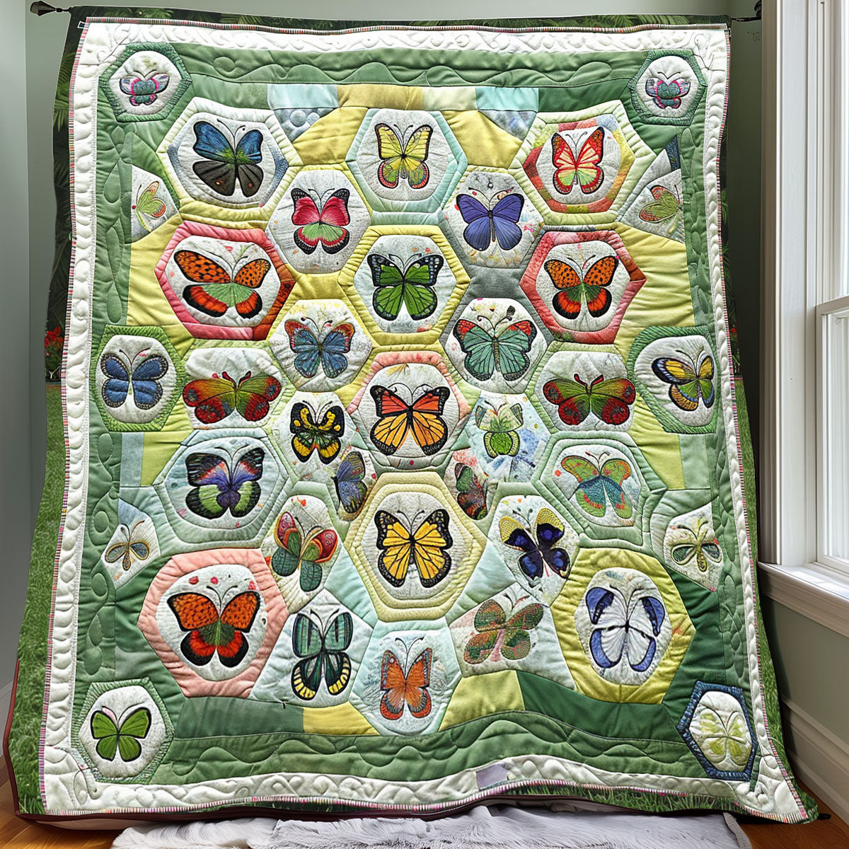 Butterflies XR1006004CL Quilt