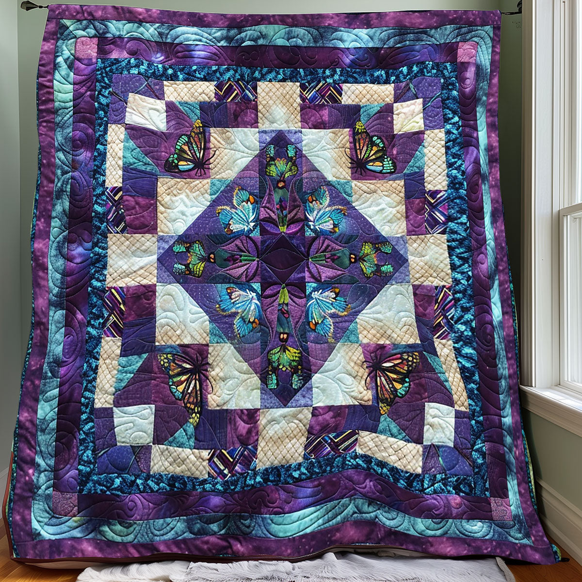 Butterflies XR1406011CL Quilt