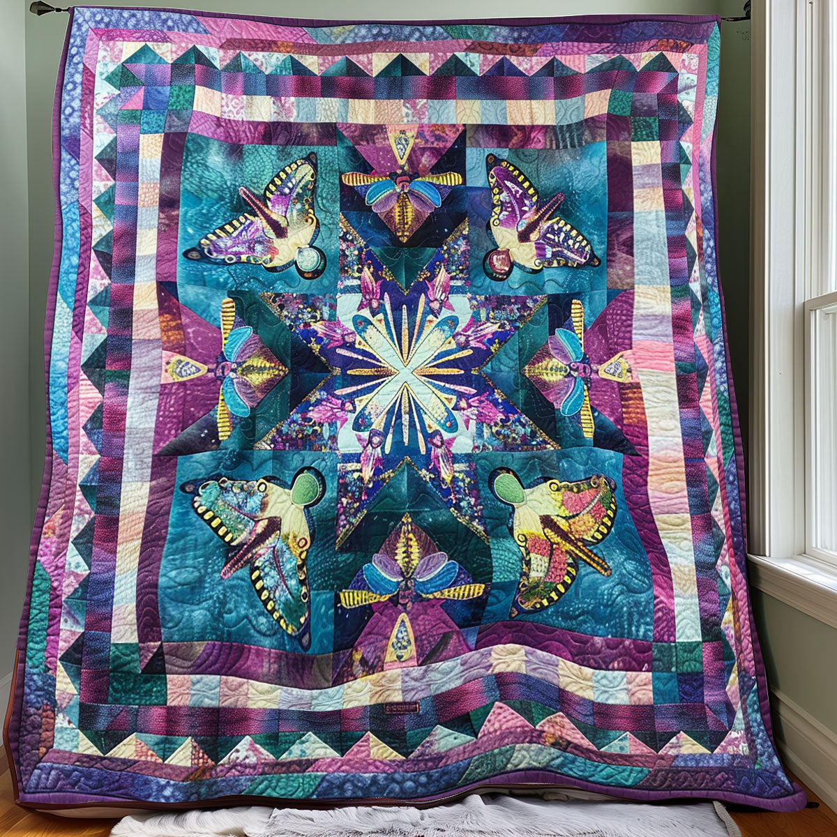 Butterflies XR1406012CL Quilt