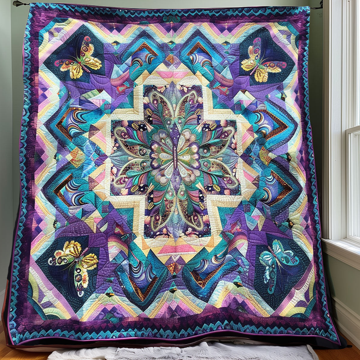 Butterflies XR1406013CL Quilt