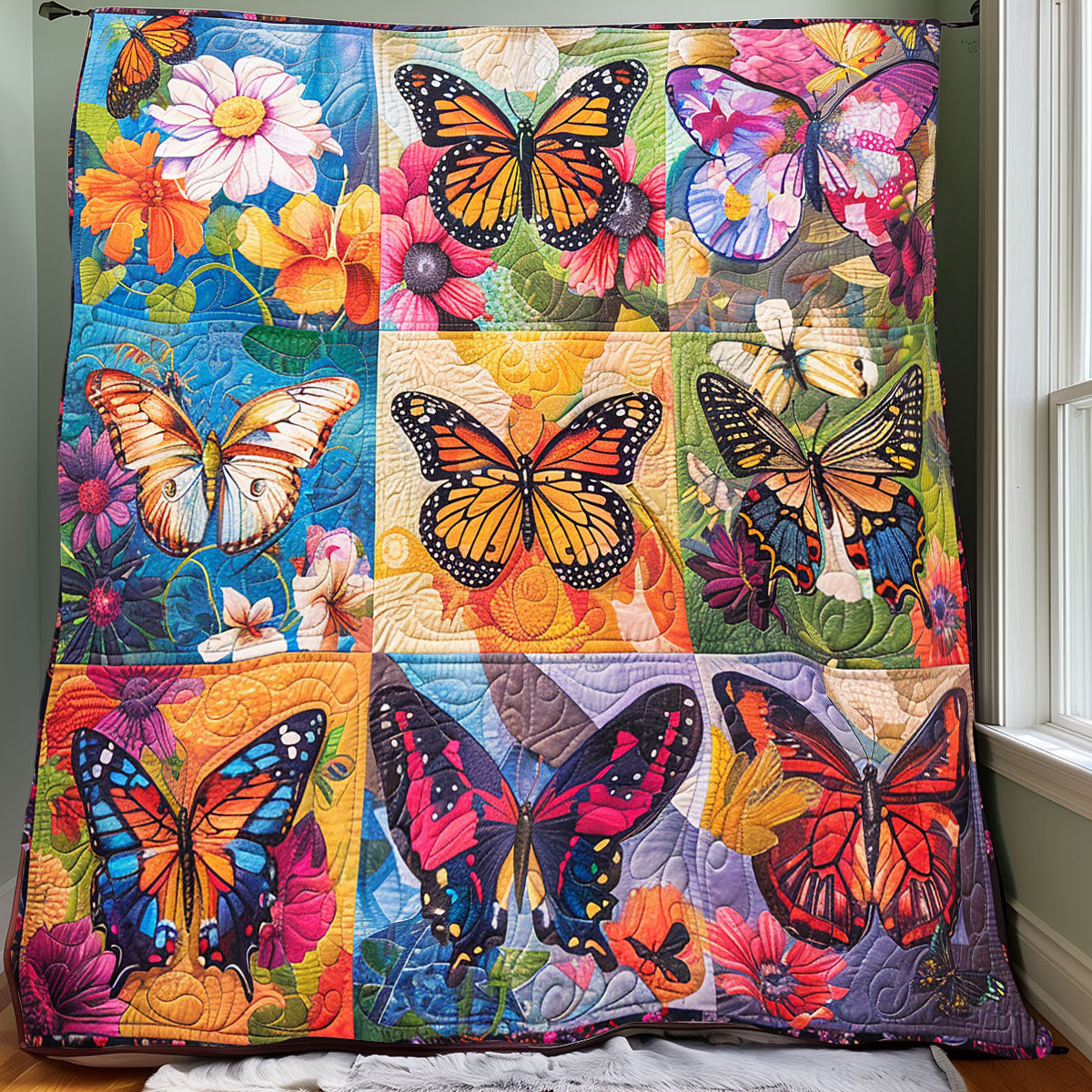 Butterfly Lovers XR2606001CL Quilt